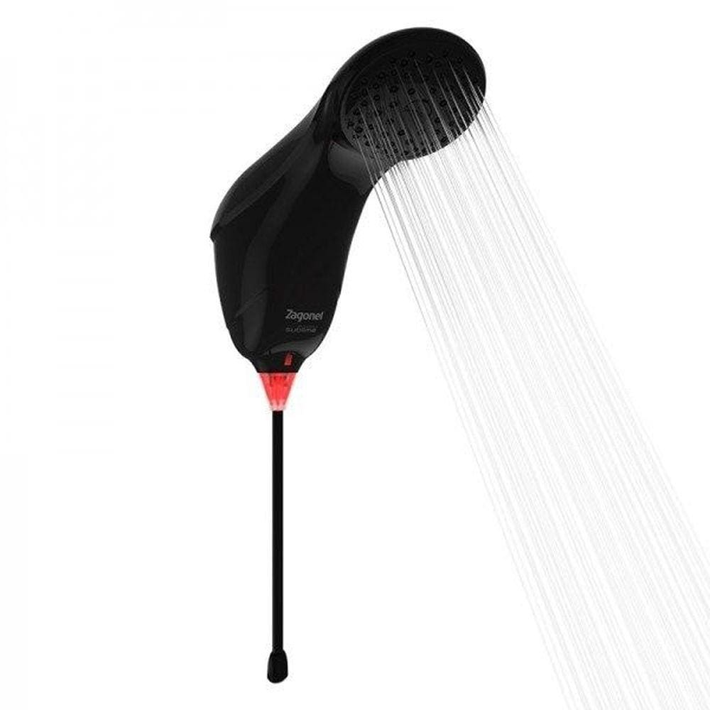 Chuveiro Ducha Eletrônica Sublime Zagonel 220V 7500W Preto