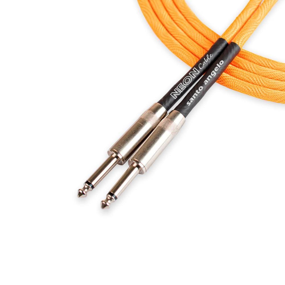 Cabo Instrumento P10/P10 3,05m Santo Angelo Neon Orange