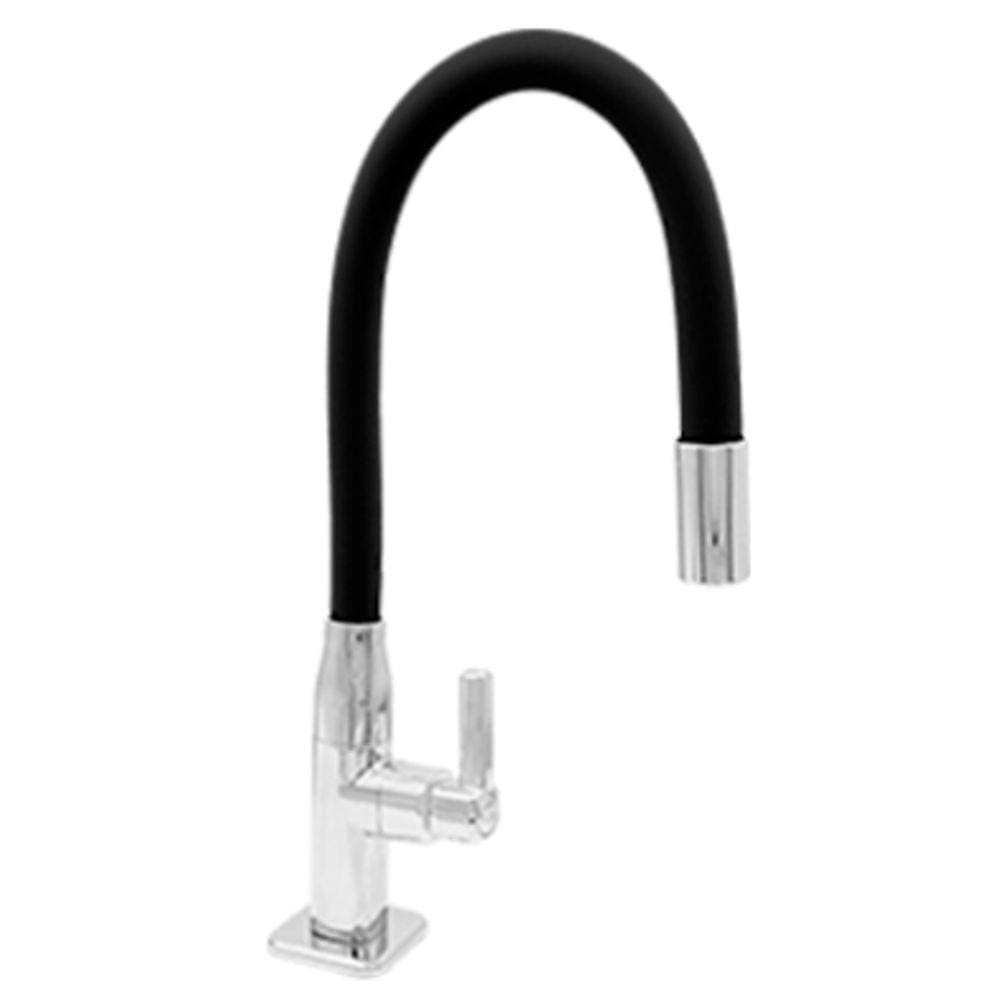 Torneira Cozinha Giratória Gourmet Mesa Preta Vit V9058p