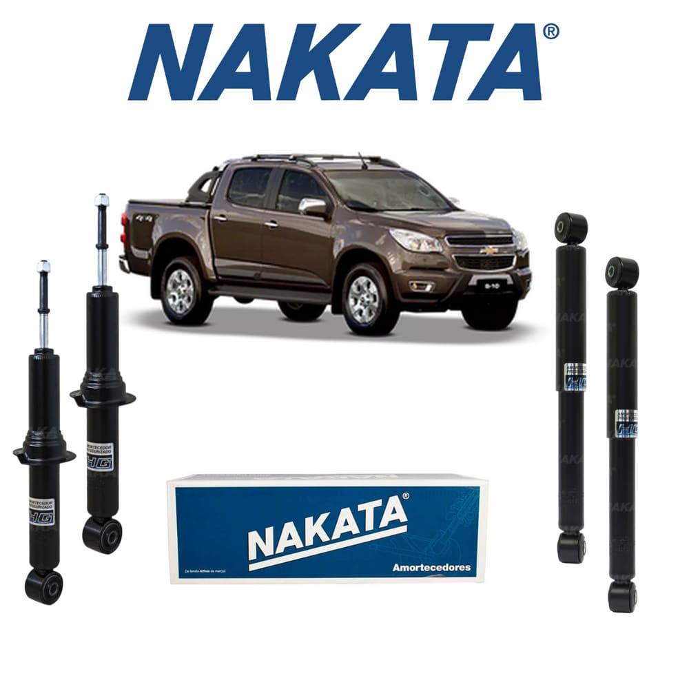 Jogo Amortecedor Dianteiro/Traseiro GM S10 Flex 2013 A 2022