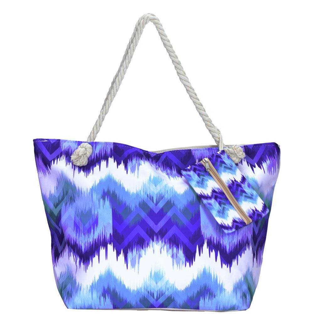 Bolsa de Praia Zig Zag Alça de Corda