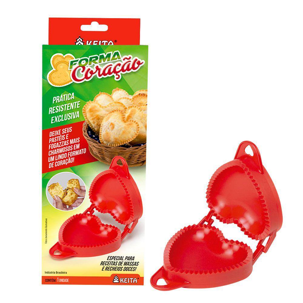 Forma para Pasteis e Fogazzas Forma de Coração