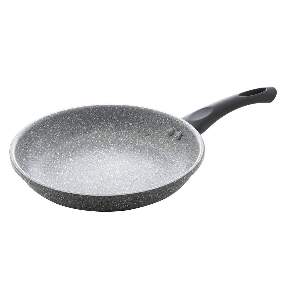 Frigideira De Inducao Em Aluminio Com Revestimento Ceramico Granilite Cinza 24Cm