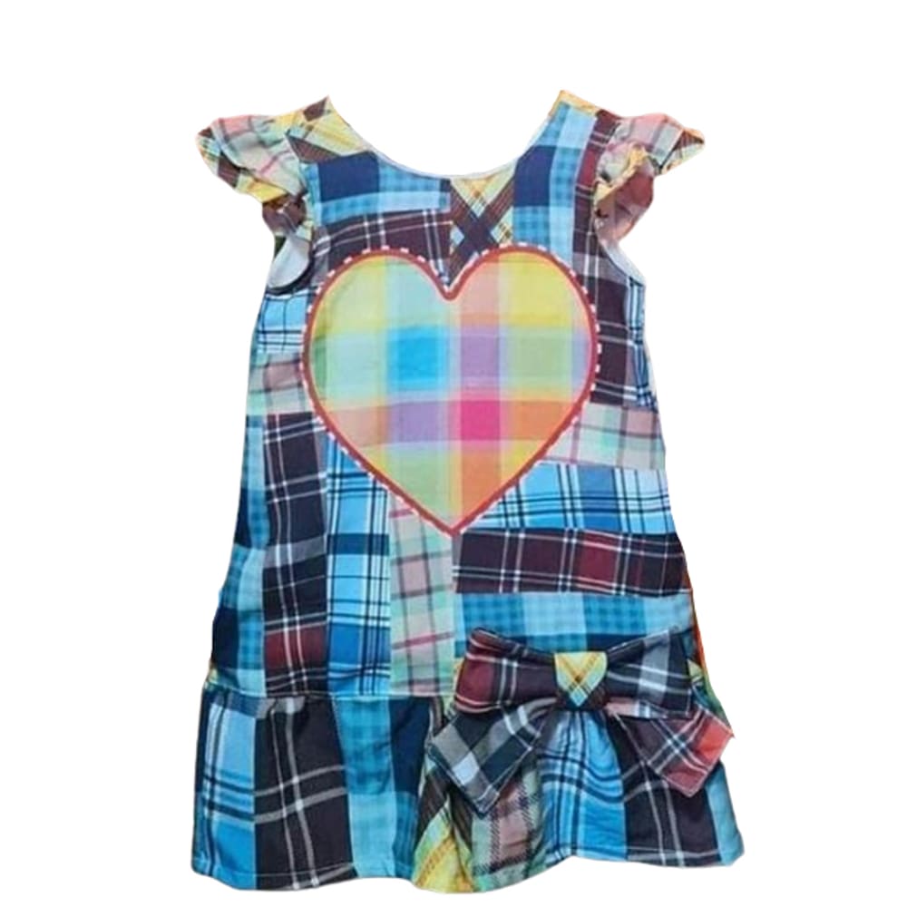 Vestido Luxo Coração Xadrez