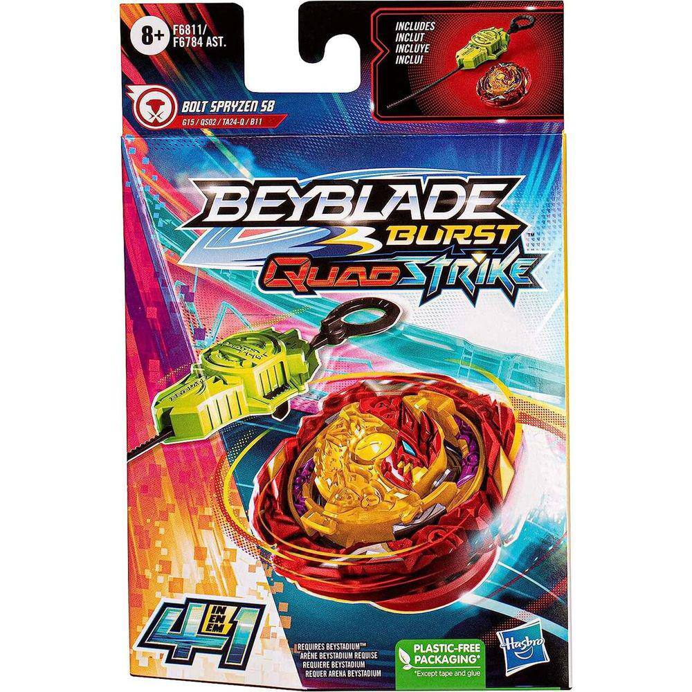 Jogo - Beyblade Burst Quadstrike - Gambit Dragon D8 VS Ambush