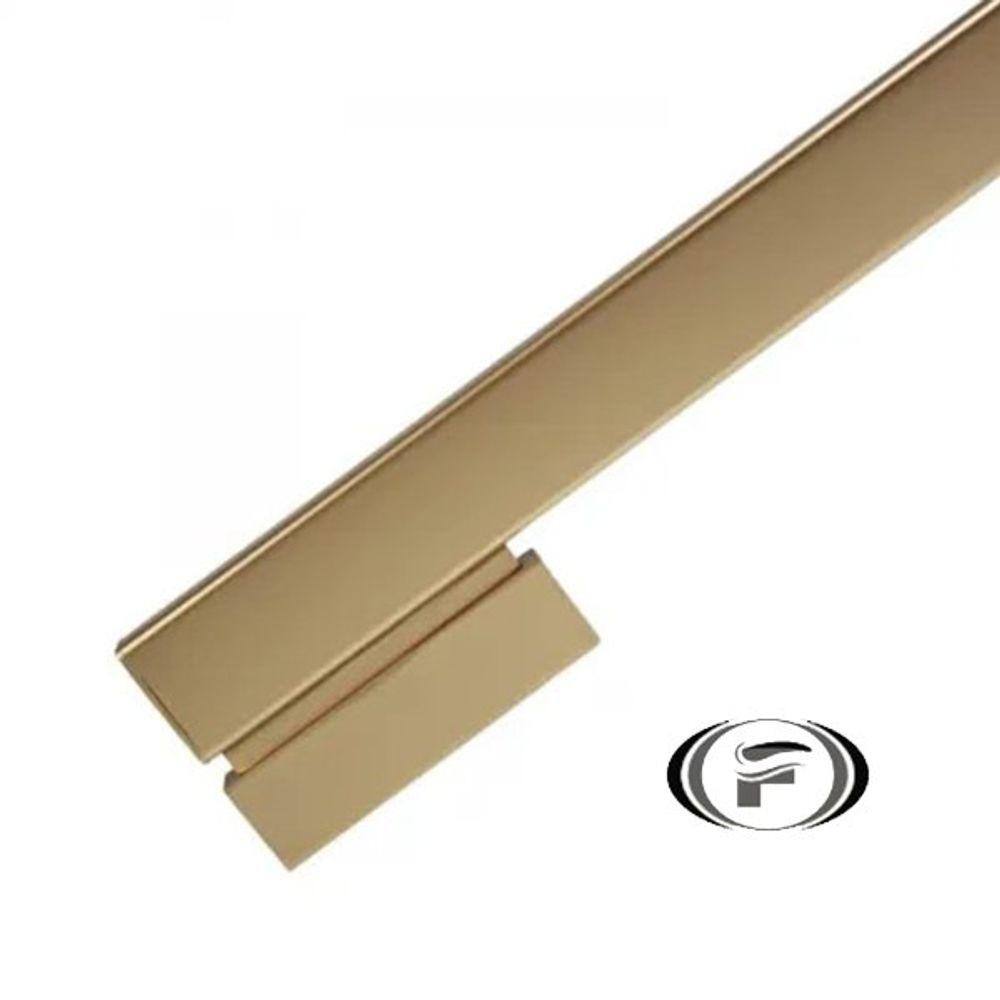 Puxador Para Porta Moma Duplo 500mm Dourado Zen
