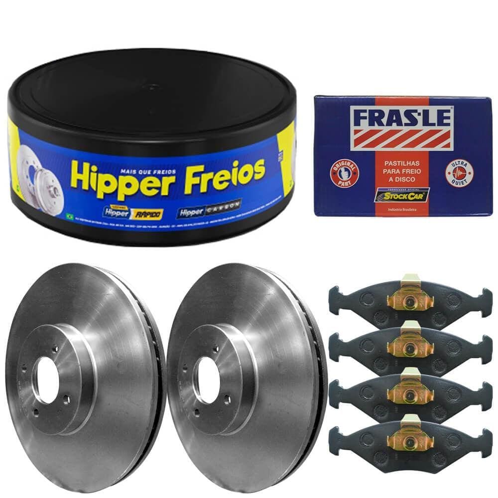 Kit Pastilha Disco City 1.5 16v 2010 A 2014 Dianteiro Ventil