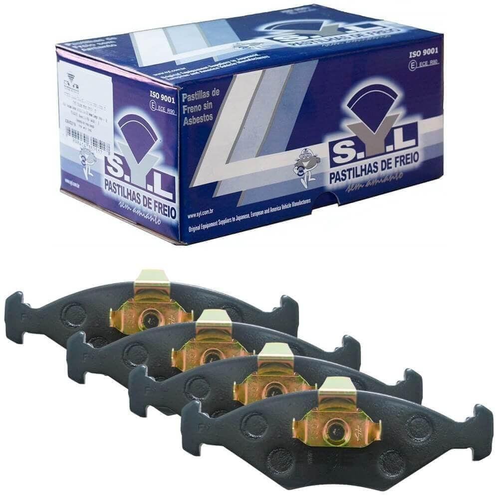 Kit Pastilha Freio Fiat Palio 2009 A 2017 Dianteira Syl