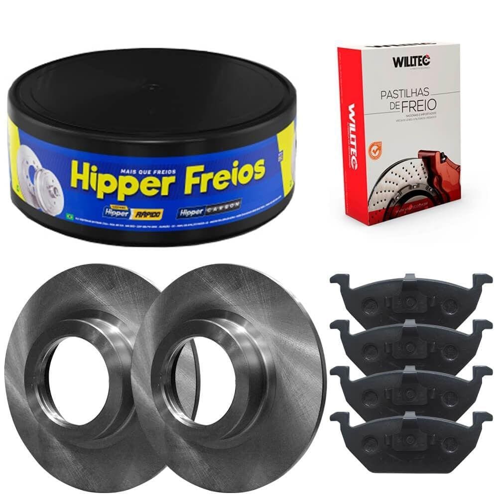 Kit Pastilha Disco Towner Jr 1.0 2010 A 2013 Diant Solido