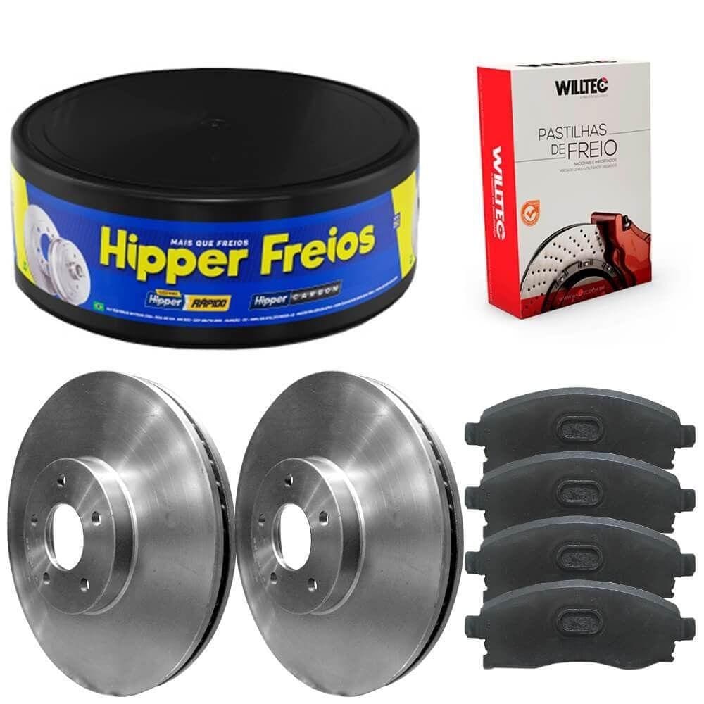 Kit Pastilha Disco Honda Crv 2008 A 2016 Dianteiro Ventilado