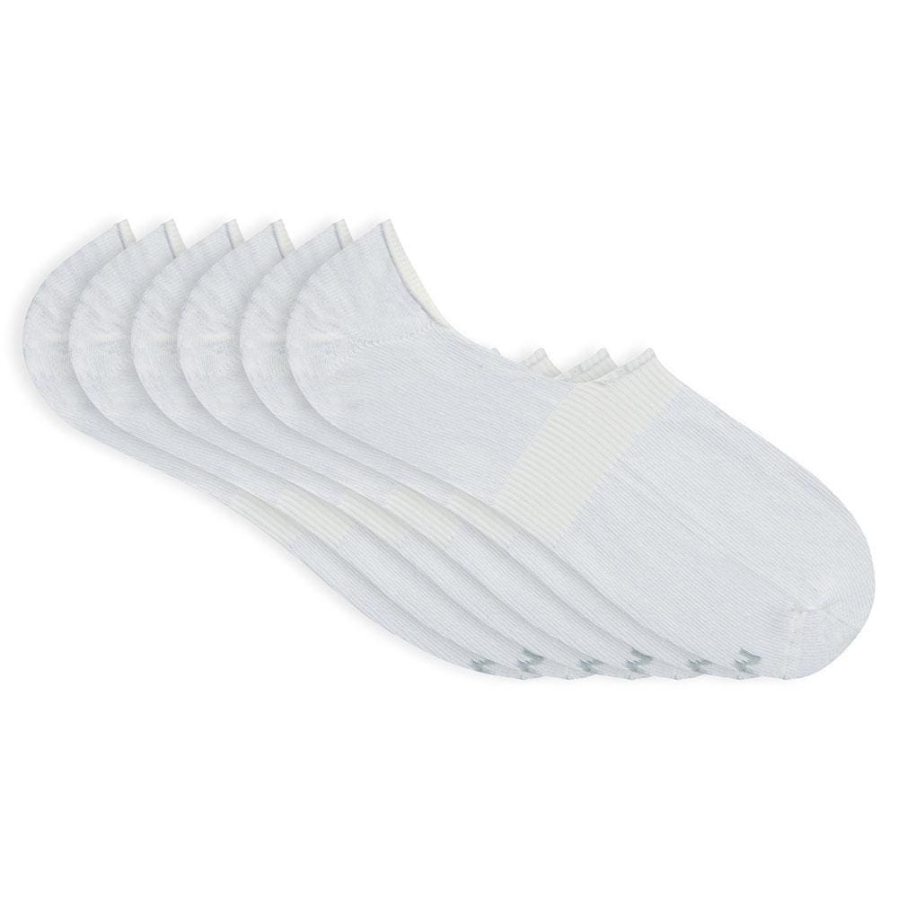 Kit 6 Meias Mash Esportiva Super Invisível Silicone 217.01