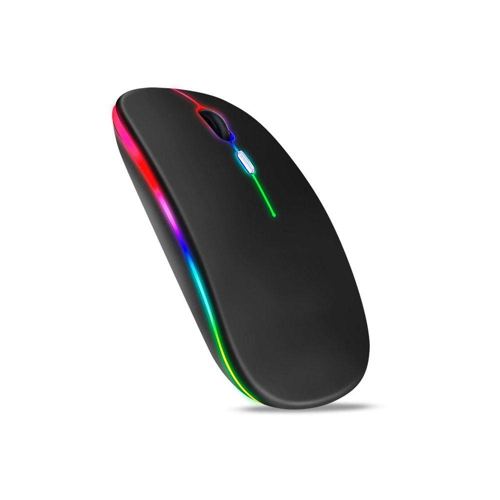 Mouse Sem Fio 2.4 ghz Optico Recarregável Gamer USB Led Rgb Wirelles Usb Notebook
