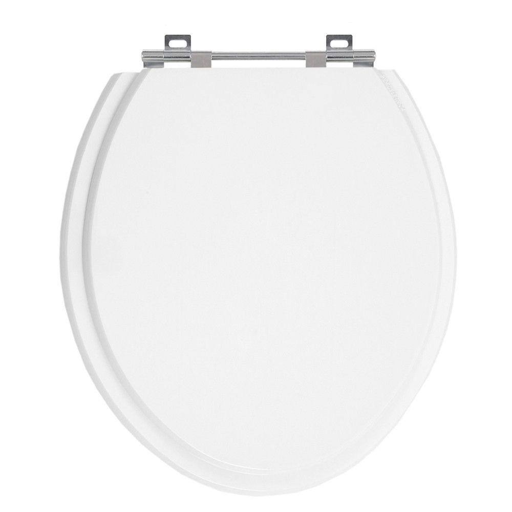 Tampa de Vaso Zoom Branco para Marca Logasa em Madeira Laqueada