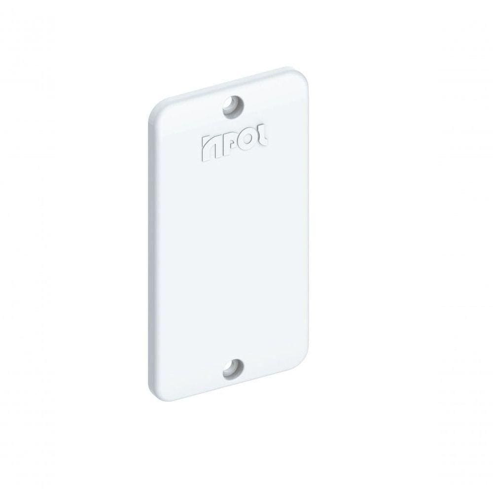 Tampa Pvc Cega Para Condulete 3/4\" Branco Inpol