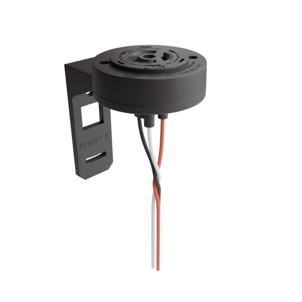 Tomada Base Giratória (360°) Com Suporte Plástico Para Relé Fotoelétrico Exatron