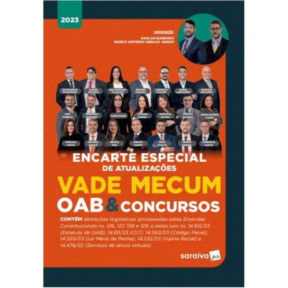 Encarte Especial de Atualização do Vade Mecum OAB & Concursos