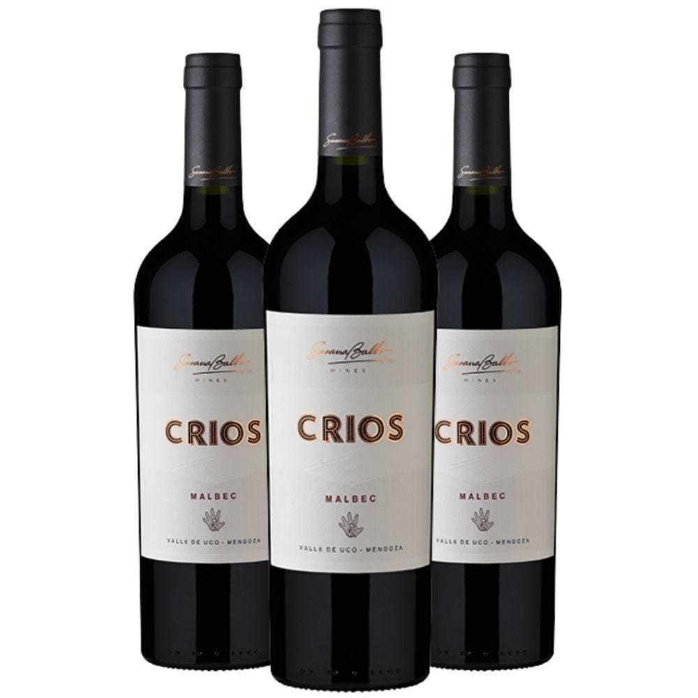 Vinho Susana Balbo Crios Malbec Tinto 750ml (3 Unidades)