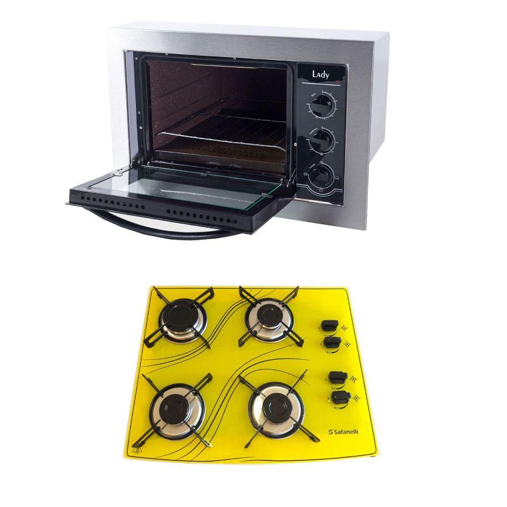 Geladeira brastemp cooktop 4 bocas forno Extra