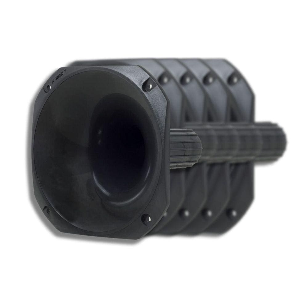 Kit 14 Cornetas Plásticas Curta LC14-50 - Preta