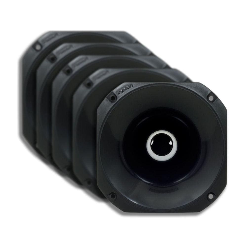 Kit 10 Cornetas Plásticas Curta LC14-50 - Preta