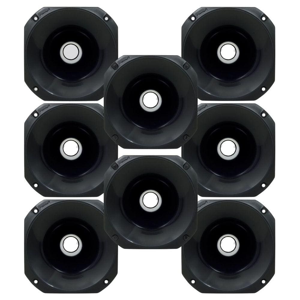 Kit 8 Cornetas Plásticas Curta LC14-50 - Preta