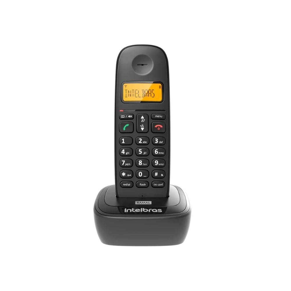 Ramal sem Fio Intelbras TS 2511 - DECT 6.0 - com Agenda e Identificador de Chamadas - Preto