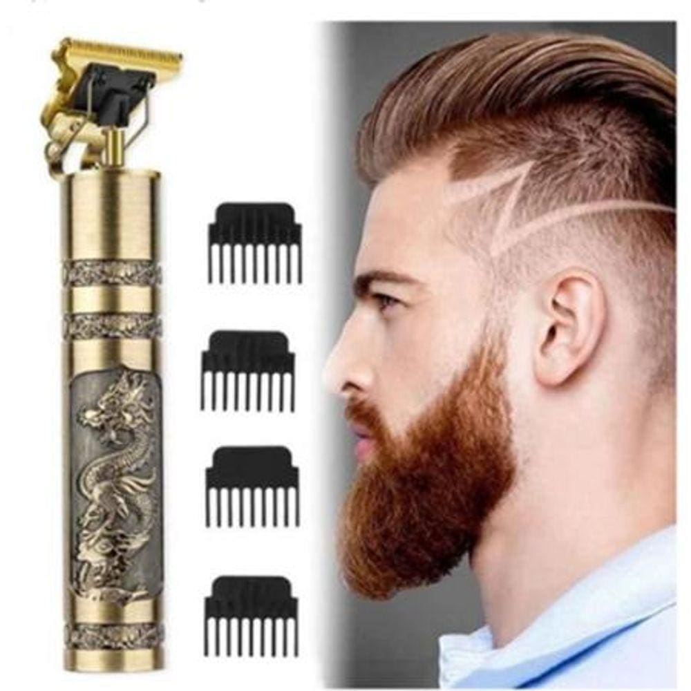 Máquina De Cortar Cabelo Barba Buda Profissional Aparador