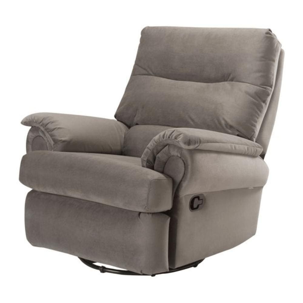 Poltrona Reclinável Mh-1217 Herval Estofada Motorizada Veludo Cappuccino B
