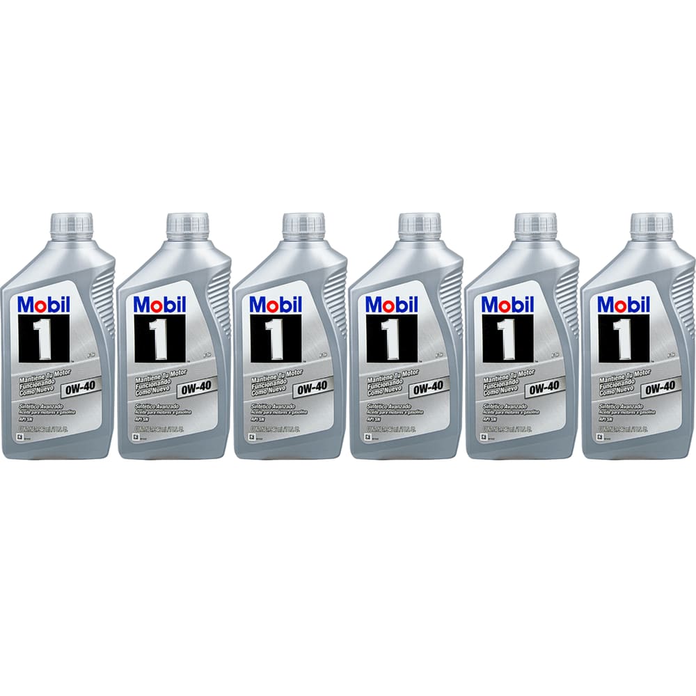 Kit 6 Oleo Mobil 1 0w40 946ML BMW Audi MB Porsche