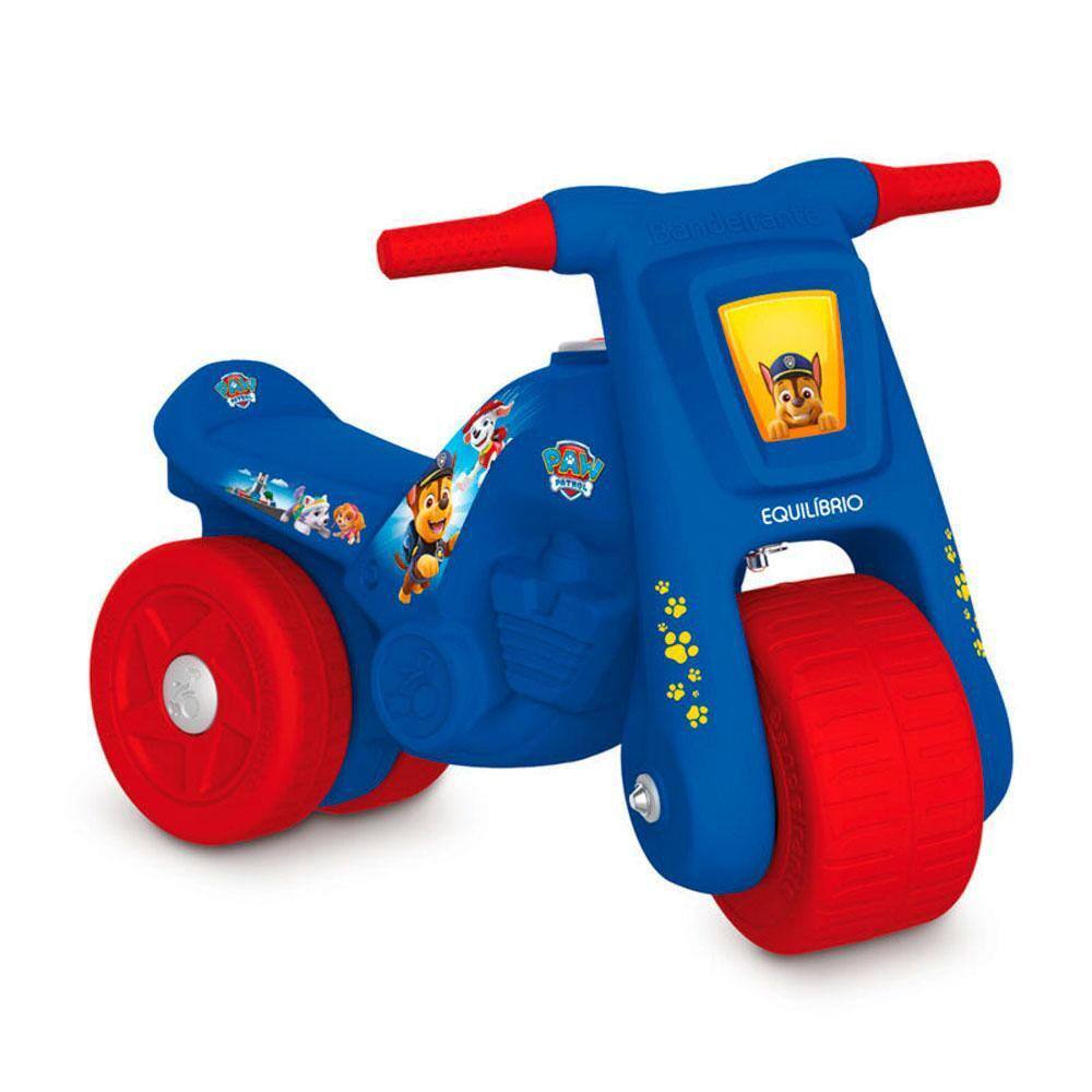 Mini Motinha Elétrica Infantil Patrulha Canina Mini Moto Cor Azul