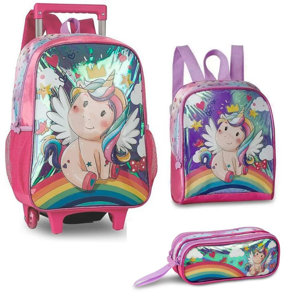 Kit Mochila Infantil de Rodinhas Masculina Naruto Lancheira - Chic Outlet -  Economize com estilo!