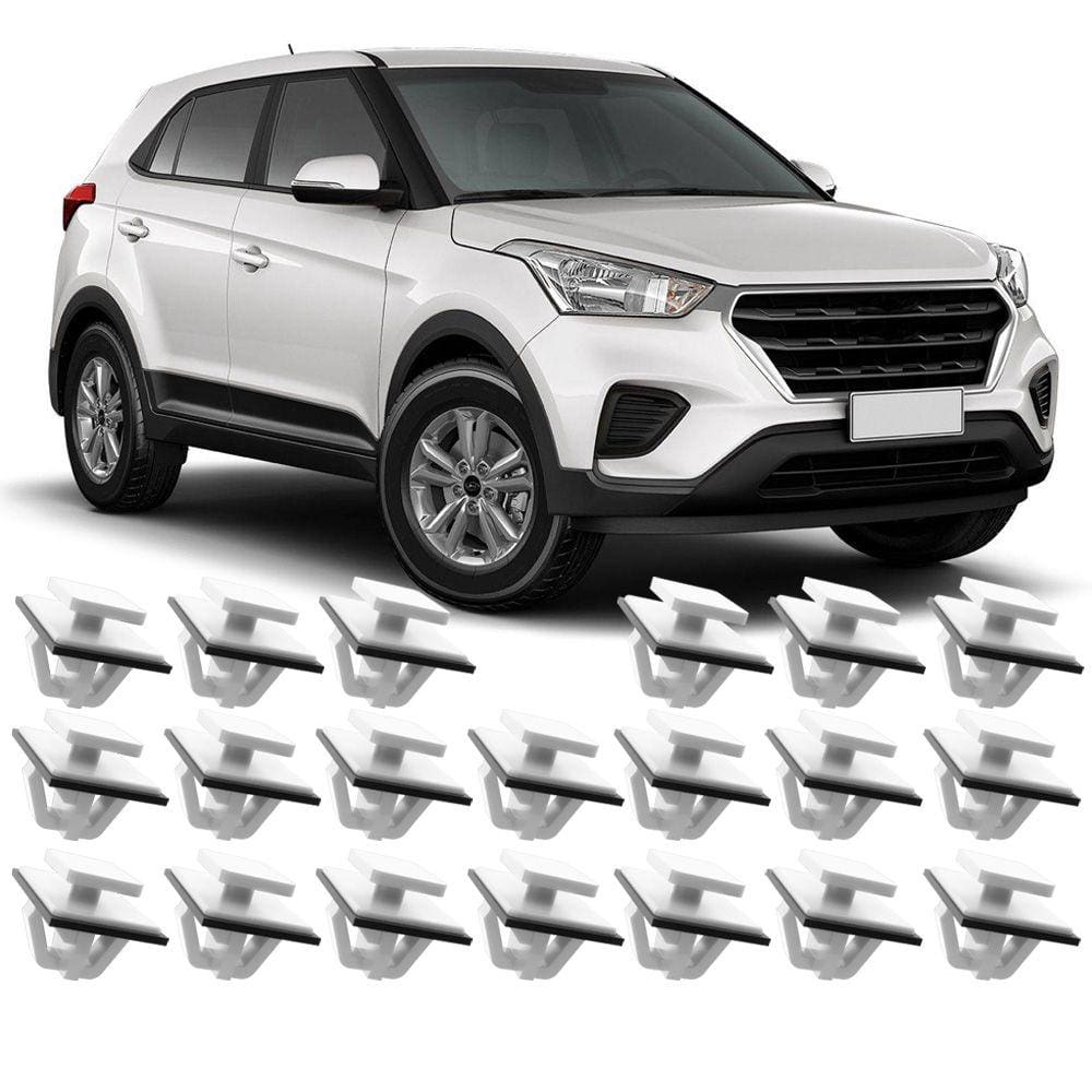 Kit 20 Grampos Presilhas Para Moldura Friso Da Porta Creta 2017 2018 2019 2020 2021