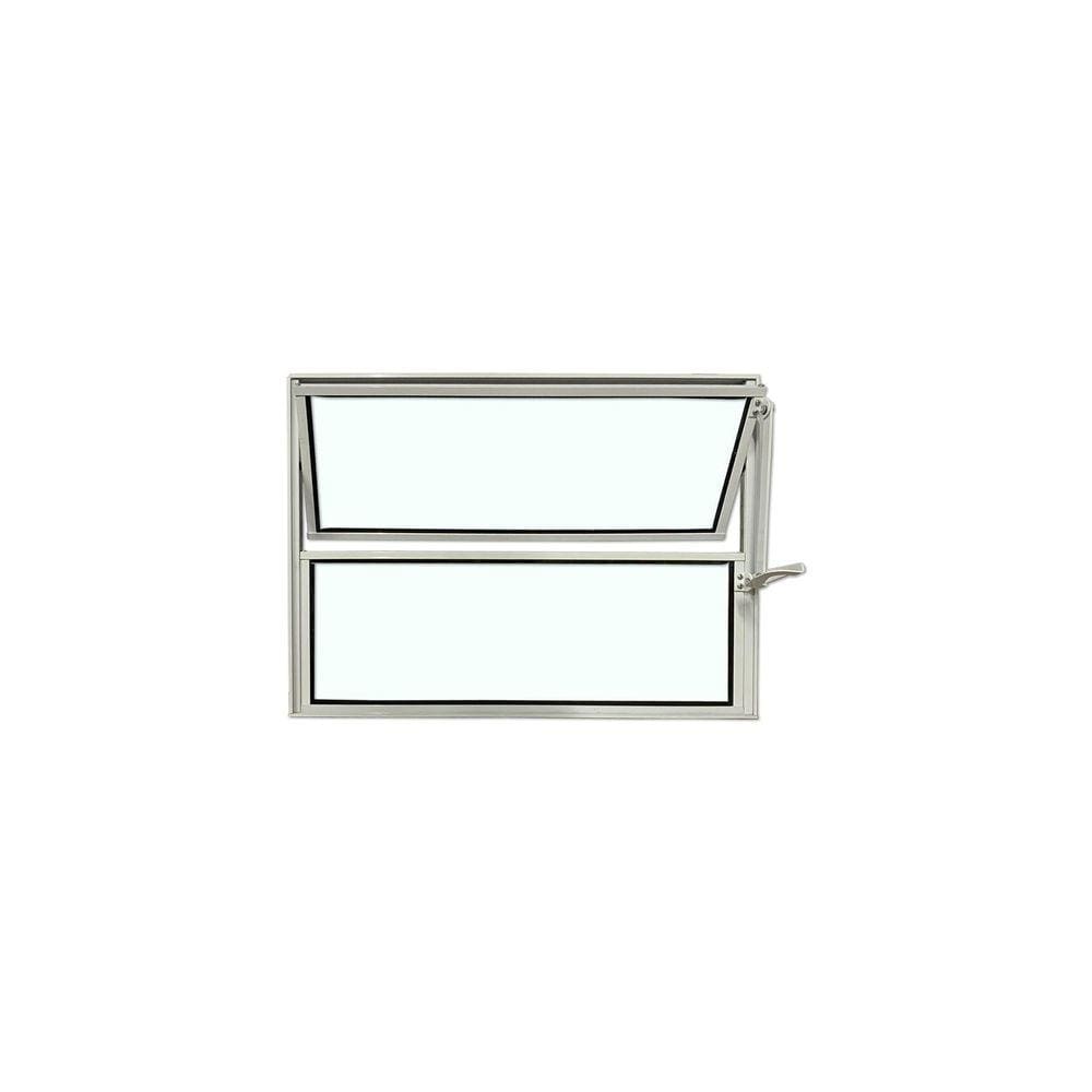 Vitro Basculante Branco 40 X 60 Vidro Liso