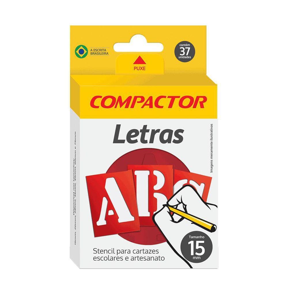 Letras Vazadas Abc Compactor 15Mm