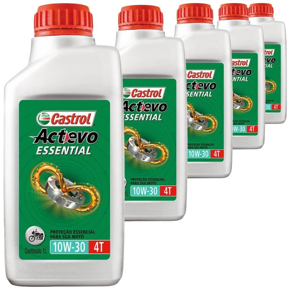 5 Óleo Mineral 10w30 Actevo Essential Castrol Honda