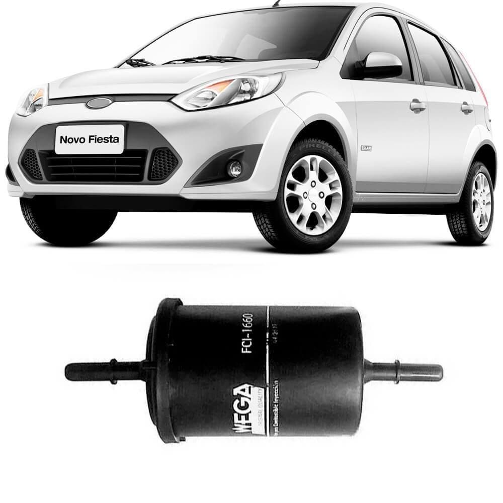 Filtro Combustivel Ford Fiesta 1.6 2011 A 2015 Wega