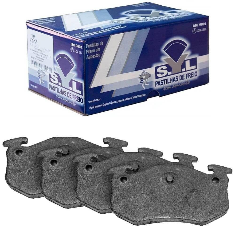Kit Pastilha Freio Traseiro Peugeot 106 95 96 97 98 99 2000 2001 Bendix Syl