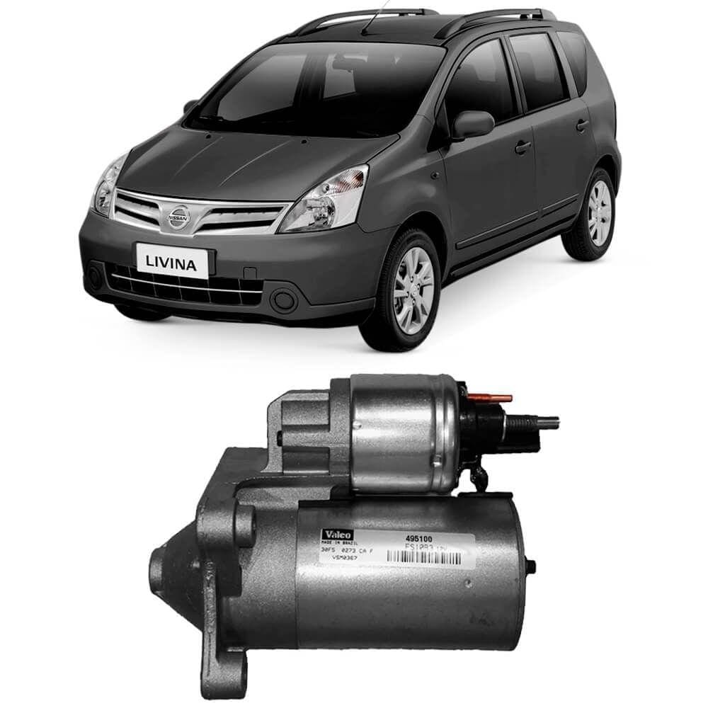 Motor Partida Arranque Nissan Livina 99 A 2010 Valeo