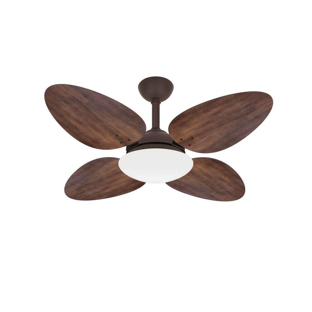Ventilador De Teto Trevo Econômico 4 Pás Imbuia Ventax 110V