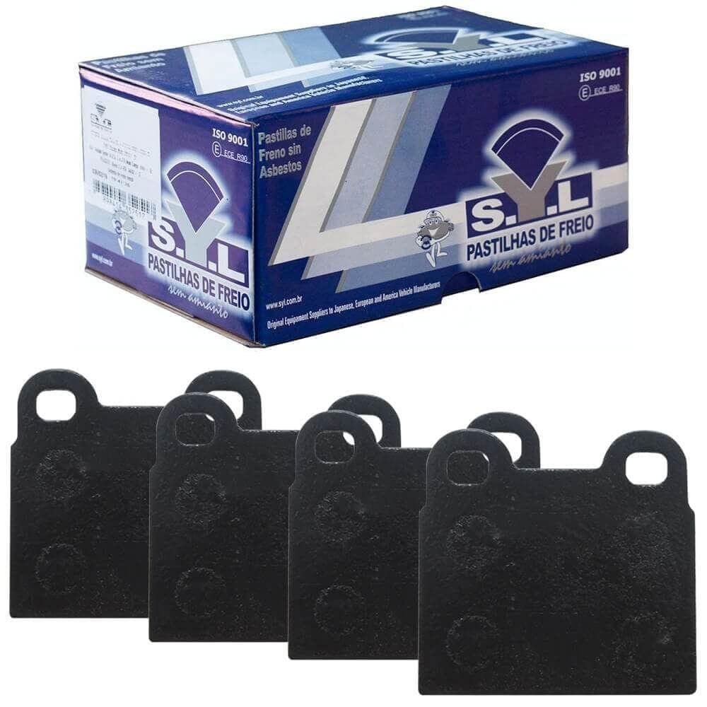 Kit Pastilha Freio Volkswagen Brasilia 73 A 82 Dianteira Syl