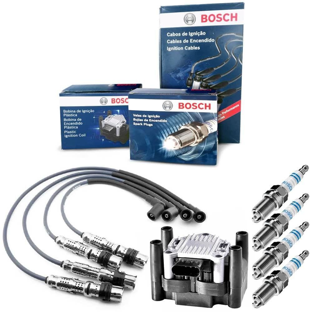 Kit Cabo Vela Bobina Fox 1.0 1.6 8v 2005 A 2019 Bosch