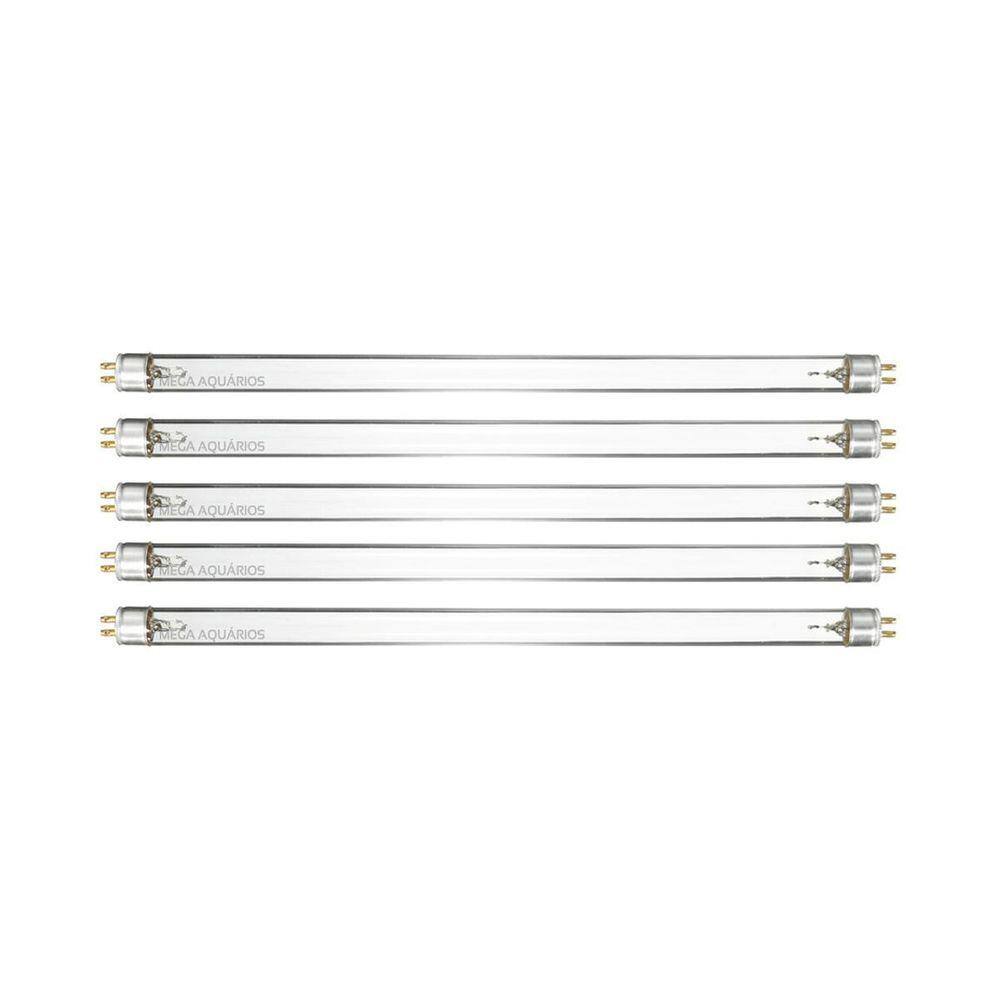5 Lâmpadas Uv 8W Germicida Ultravioleta T5 30Cm Fluorescente