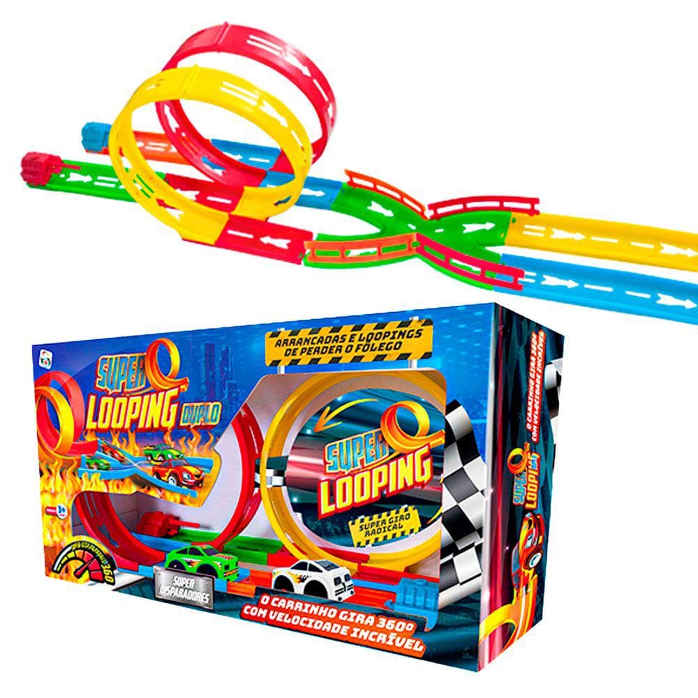 Brinquedo Super Looping Pista Dupla