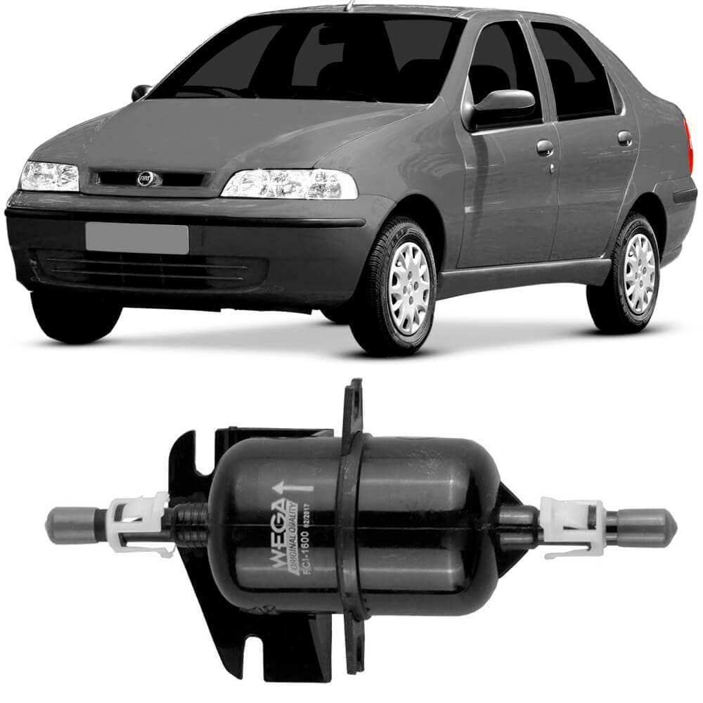 Filtro Combustivel Fiat Siena 1.5 1.6 97 A 2012 Wega