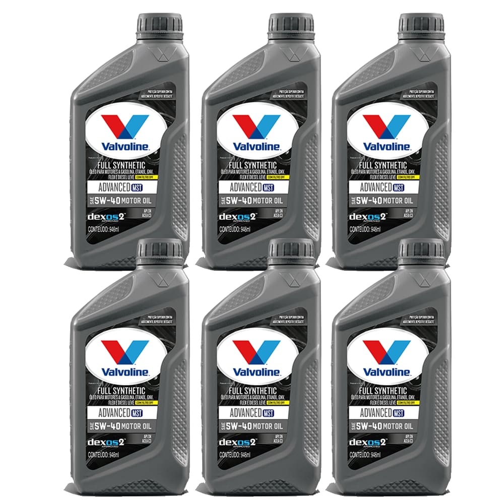 6 Oleo Valvoline Advanced MST 5w40 Dexos 2