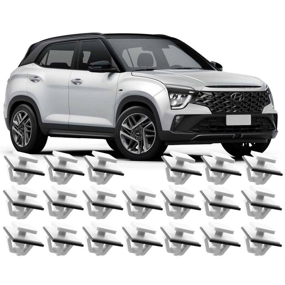 Kit 20 Grampos Presilhas Buchas Para Moldura Friso Da Porta Creta 2022 2023 2024