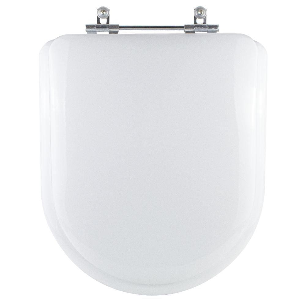 Assento Sanitário Almofadado Meridian Branco para vaso Roca