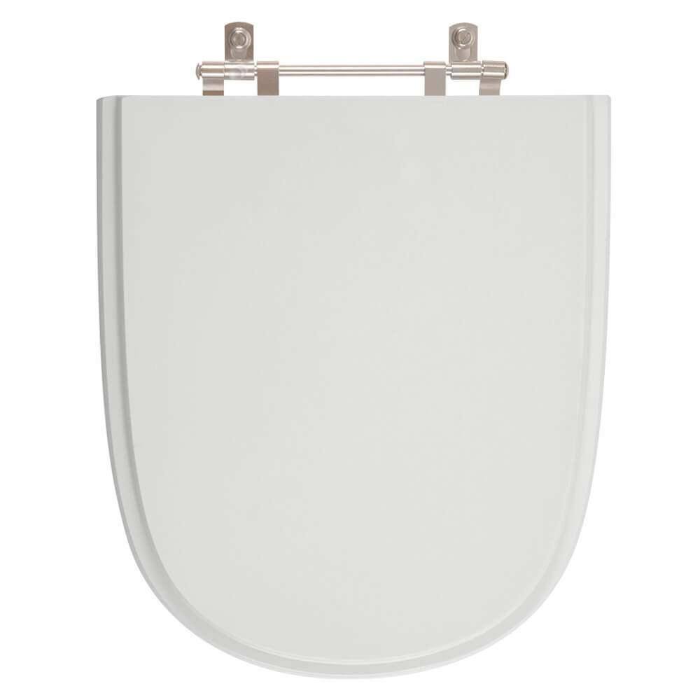 Assento Sanitário Ezedra Sterling Silver (Cinza Claro) para vaso Ideal Standard