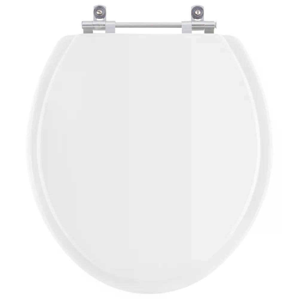 Assento Sanitário em MDF Eco Branco para bacia Celite