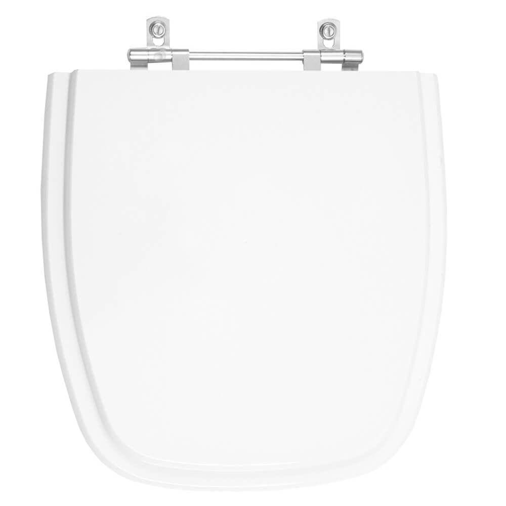 Assento Sanitário Poliester Flex Branco Para vaso Deca